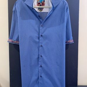 Robert Graham blue dress shirt